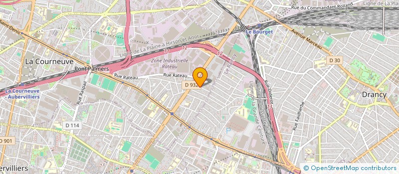 localisation de l'entreprise SCI CHEN ET LILLE à LA COURNEUVE