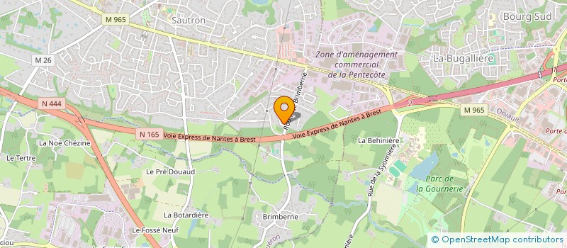 localisation de l'entreprise SCI CHEN JR. à SAUTRON