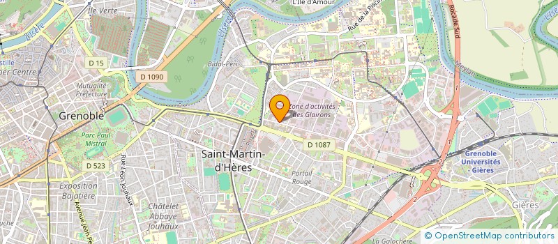 localisation de l'entreprise SCI CHENAL  SAINT-MARTIN-D'HERES