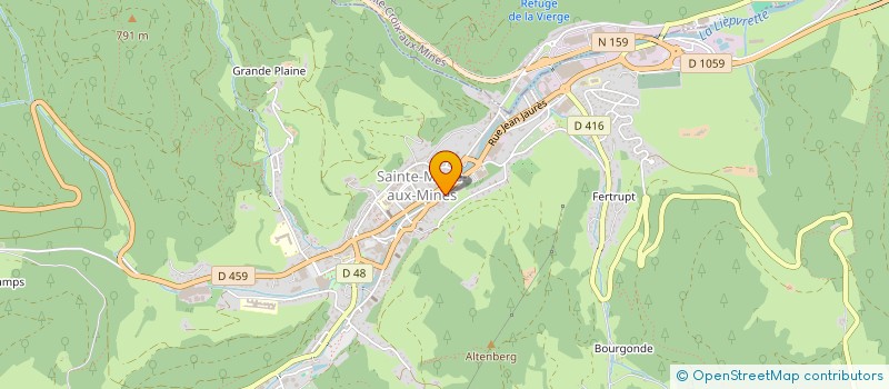 localisation de l'entreprise SCI CHENAL  SAINTE-MARIE-AUX-MINES