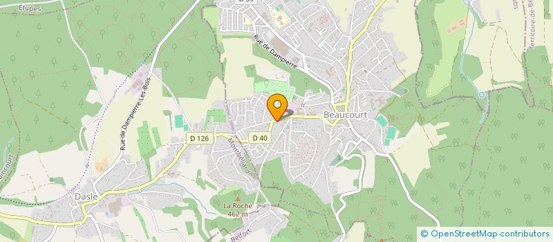 localisation de l'entreprise SCI CHENANI à BEAUCOURT