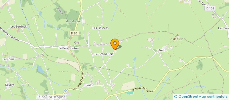 localisation de l'entreprise SCI CHENAUD  SAINT-CHRISTOPHE-EN-BRIONNAIS