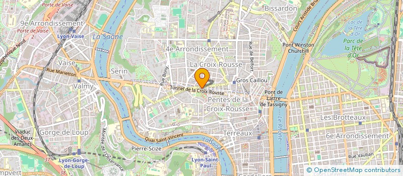 localisation de l'entreprise SCI CHENAVARD MARTIN à LYON