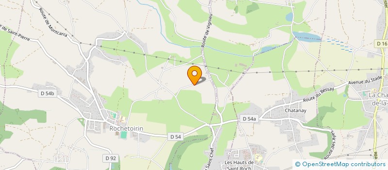 localisation de l'entreprise SCI CHENAVIER  ROCHETOIRIN