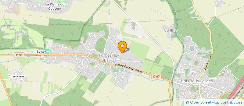 localisation de l'entreprise SCI CHENCLAIRE  FORGES-LES-BAINS