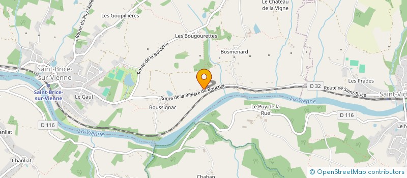 localisation de l'entreprise SCI CHENE  SAINT-BRICE-SUR-VIENNE