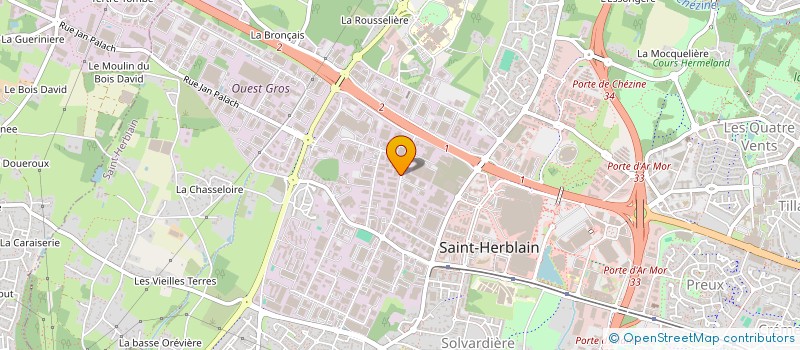 localisation de l'entreprise SCI CHENE 8  SAINT-HERBLAIN