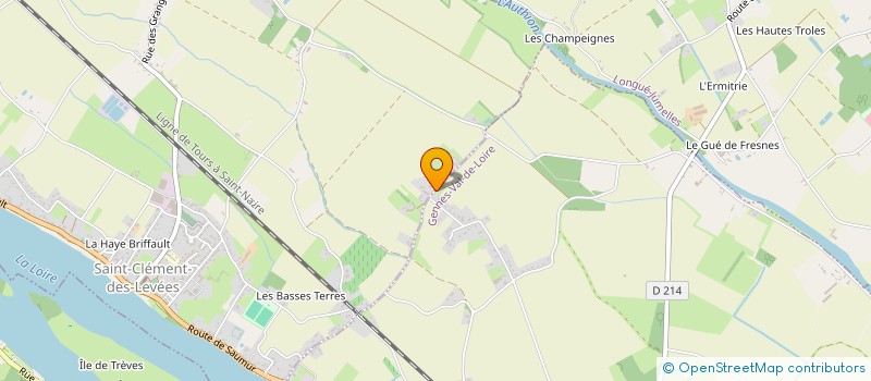 localisation de l'entreprise SCI CHENE  SAINT-CLEMENT-DES-LEVEES