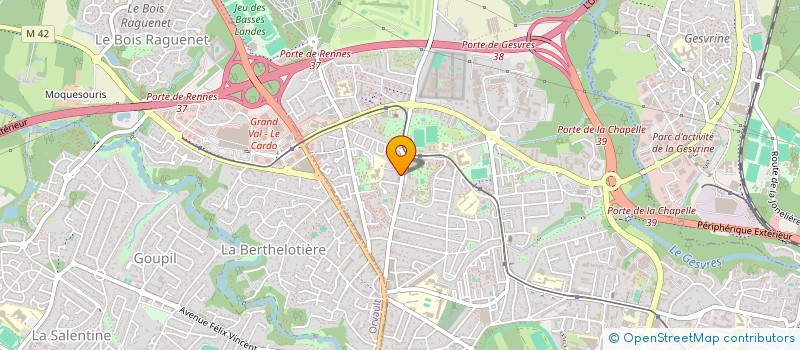 localisation de l'entreprise SCI CHENE DES ANGLAIS à NANTES