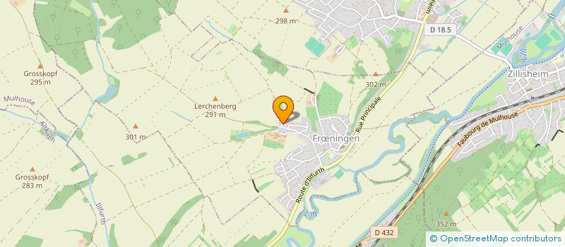 localisation de l'entreprise SCI CHENE ET PIN  FRNINGEN