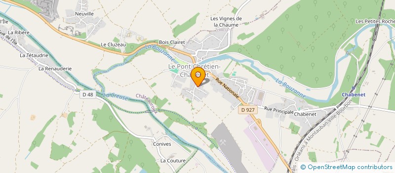 localisation de l'entreprise SCI CHENES BLANCS à LE PONT-CHRETIEN-CHABENET