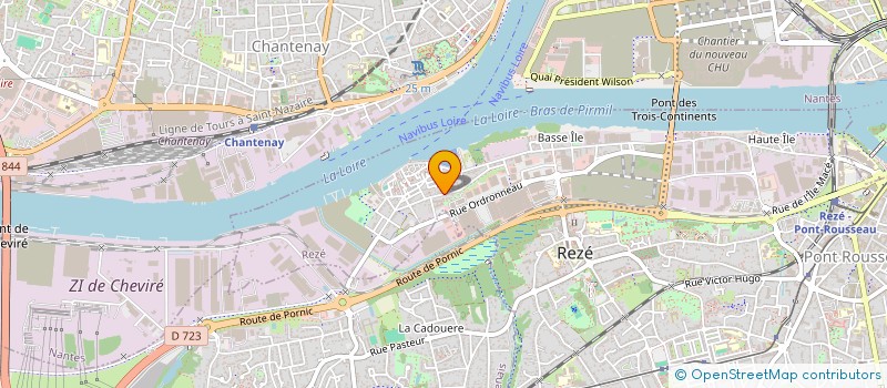 localisation de l'entreprise SCI CHENET PLEIN SUD  REZE