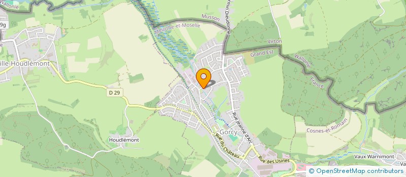 localisation de l'entreprise SCI CHENFIL  GORCY