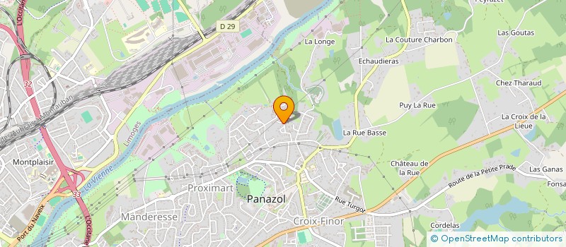 localisation de l'entreprise SCI CHENIEUX 55 à PANAZOL