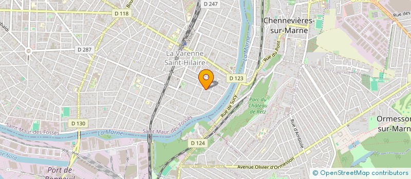 localisation de l'entreprise SCI CHENNEVIERES à SAINT-MAUR-DES-FOSSES