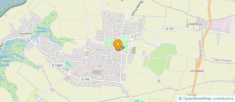 localisation de l'entreprise SCI CHENOTBALZAC  NIEUL-SUR-MER