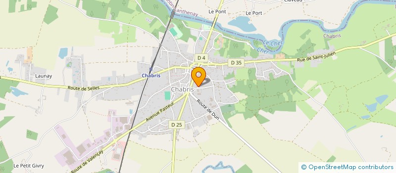 localisation de l'entreprise SCI CHENOU à DUN-LE-POELIER