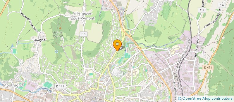 localisation de l'entreprise SCI CHENOVE 2007  LONS-LE-SAUNIER