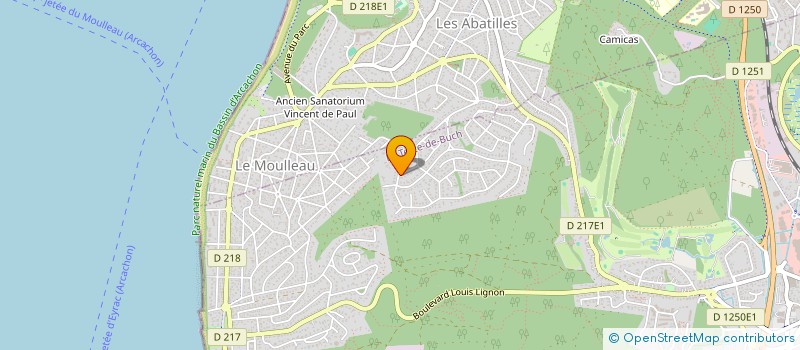 localisation de l'entreprise SCI CHENUC  LA TESTE-DE-BUCH