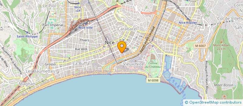 localisation de l'entreprise SCI CHEONGCHU à NICE