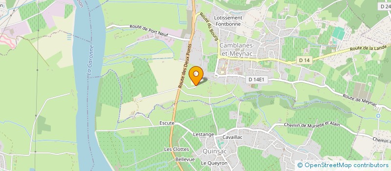 localisation de l'entreprise SCI CHEPIT  CAMBLANES-ET-MEYNAC