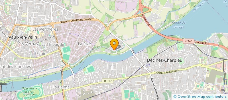 localisation de l'entreprise SCI CHEPOVALOFF  DECINES-CHARPIEU