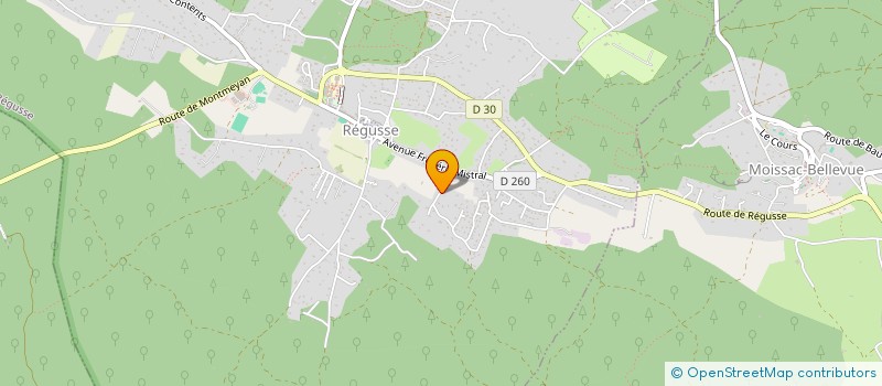 localisation de l'entreprise SCI CHER à REGUSSE