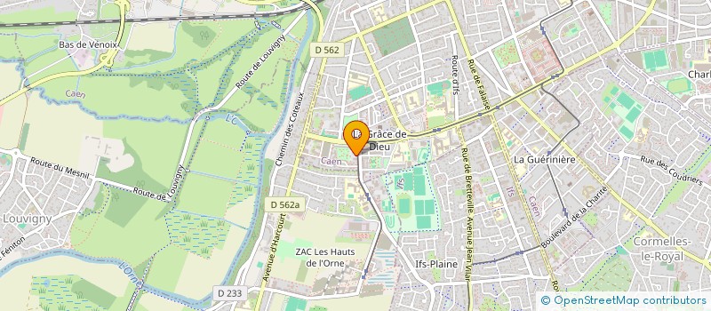 localisation de l'entreprise SCI CHER à CAEN