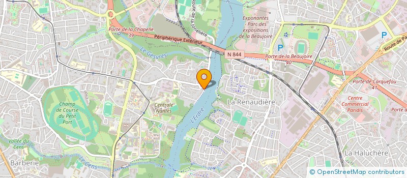 localisation de l'entreprise SCI CHERADE  NANTES