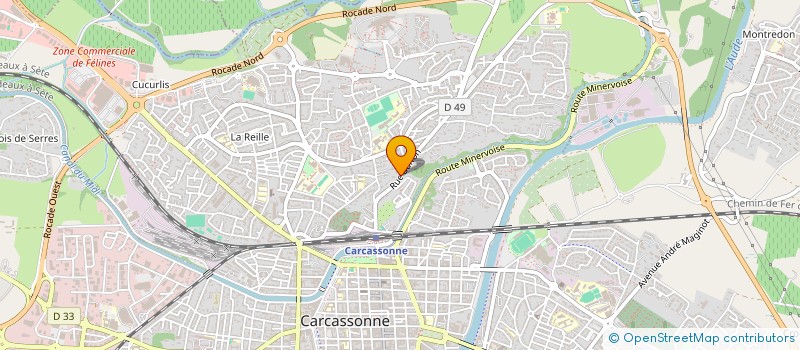 localisation de l'entreprise SCI CHERANJE à CARCASSONNE