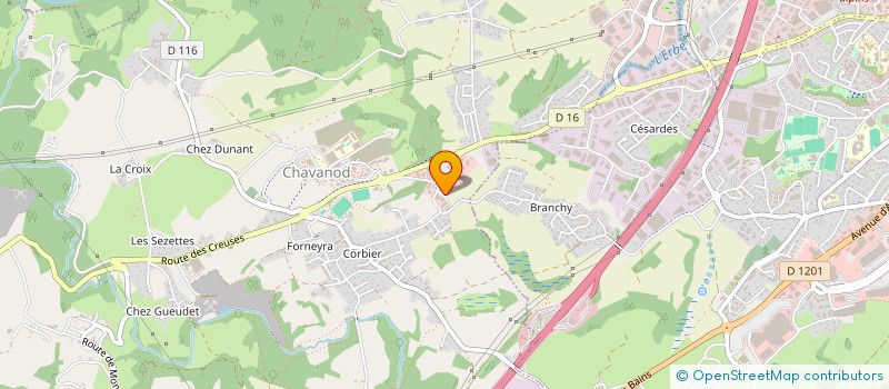 localisation de l'entreprise SCI CHERBUK  CHAVANOD