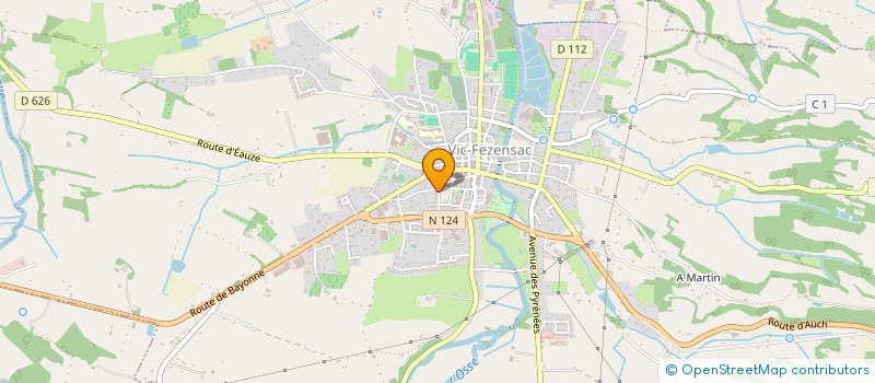 localisation de l'entreprise SCI CHERCHE MIDI à VIC-FEZENSAC