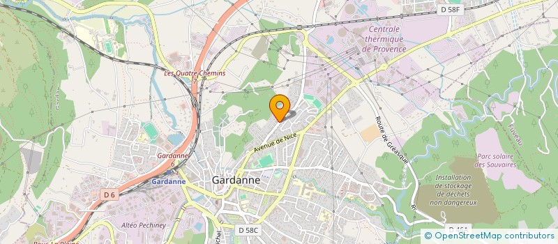 localisation de l'entreprise SCI CHERCHI à GARDANNE