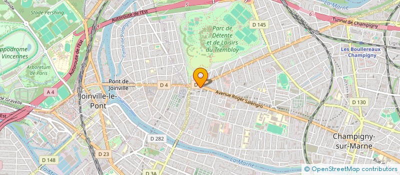localisation de l'entreprise SCI CHERCOUR à CHAMPIGNY-SUR-MARNE