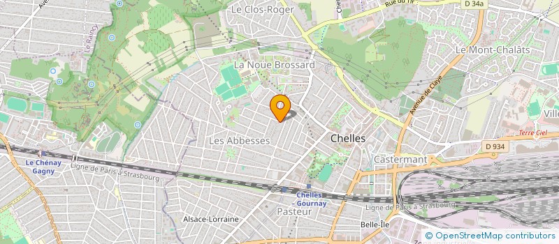 localisation de l'entreprise SCI CHERELISE  CHELLES