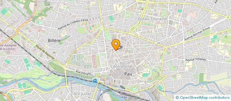 localisation de l'entreprise SCI CHERET à PAU