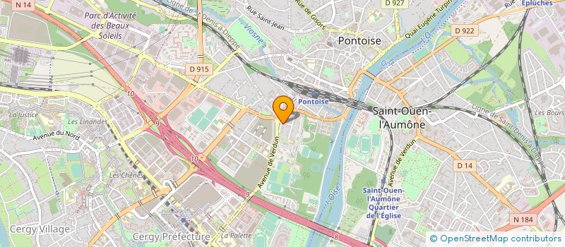 localisation de l'entreprise SCI CHERFAN  PONTOISE