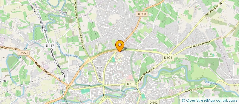 localisation de l'entreprise SCI CHERGUI  CARPENTRAS