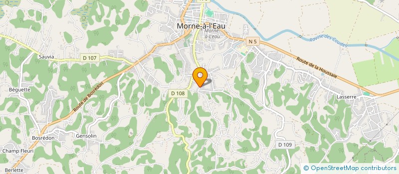 localisation de l'entreprise SCI CHERIETTE  MORNE A L EAU