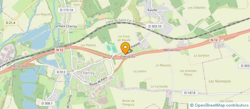 localisation de l'entreprise SCI CHERISY à CHERISY