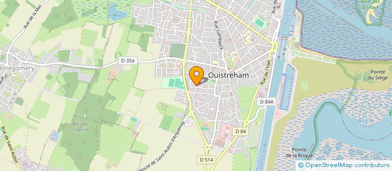 localisation de l'entreprise SCI CHERLAU  OUISTREHAM