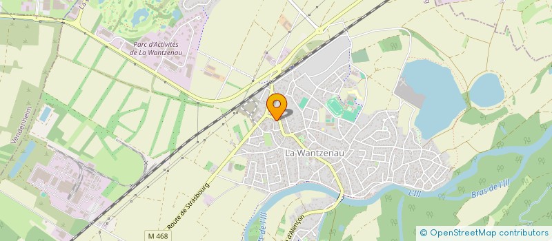 localisation de l'entreprise SCI CHERLEON  LA WANTZENAU