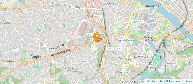 localisation de l'entreprise SCI CHERNO à BAYONNE