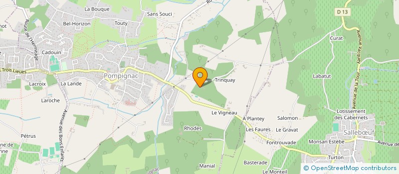 localisation de l'entreprise SCI CHERONIMMO  POMPIGNAC