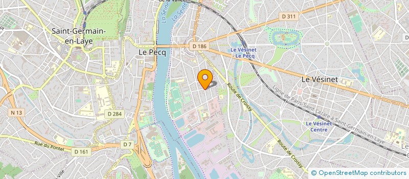 localisation de l'entreprise SCI CHEROY VILLIERS  PECQ (LE)