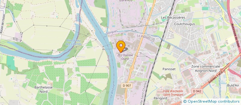 localisation de l'entreprise SCI CHERPIN G  LE PONTET