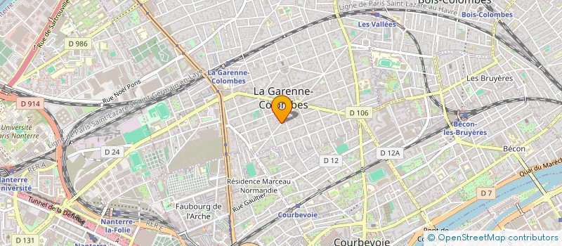 localisation de l'entreprise SCI CHERRY à LA GARENNE-COLOMBES