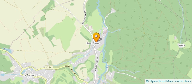 localisation de l'entreprise SCI CHERTEMPS  RAON-AUX-BOIS