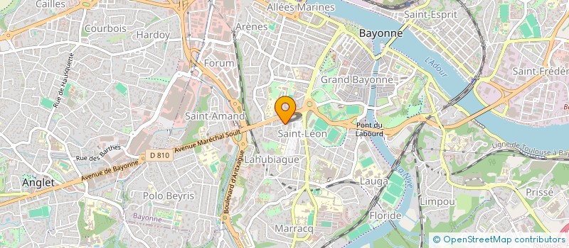 localisation de l'entreprise SCI CHERUBIN à BAYONNE