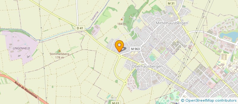 localisation de l'entreprise SCI CHERVIN  OBERHAUSBERGEN